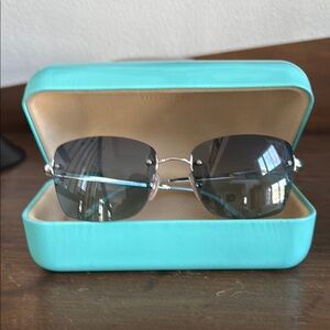 Tiffany & Co. Silver Frame Sunglasses